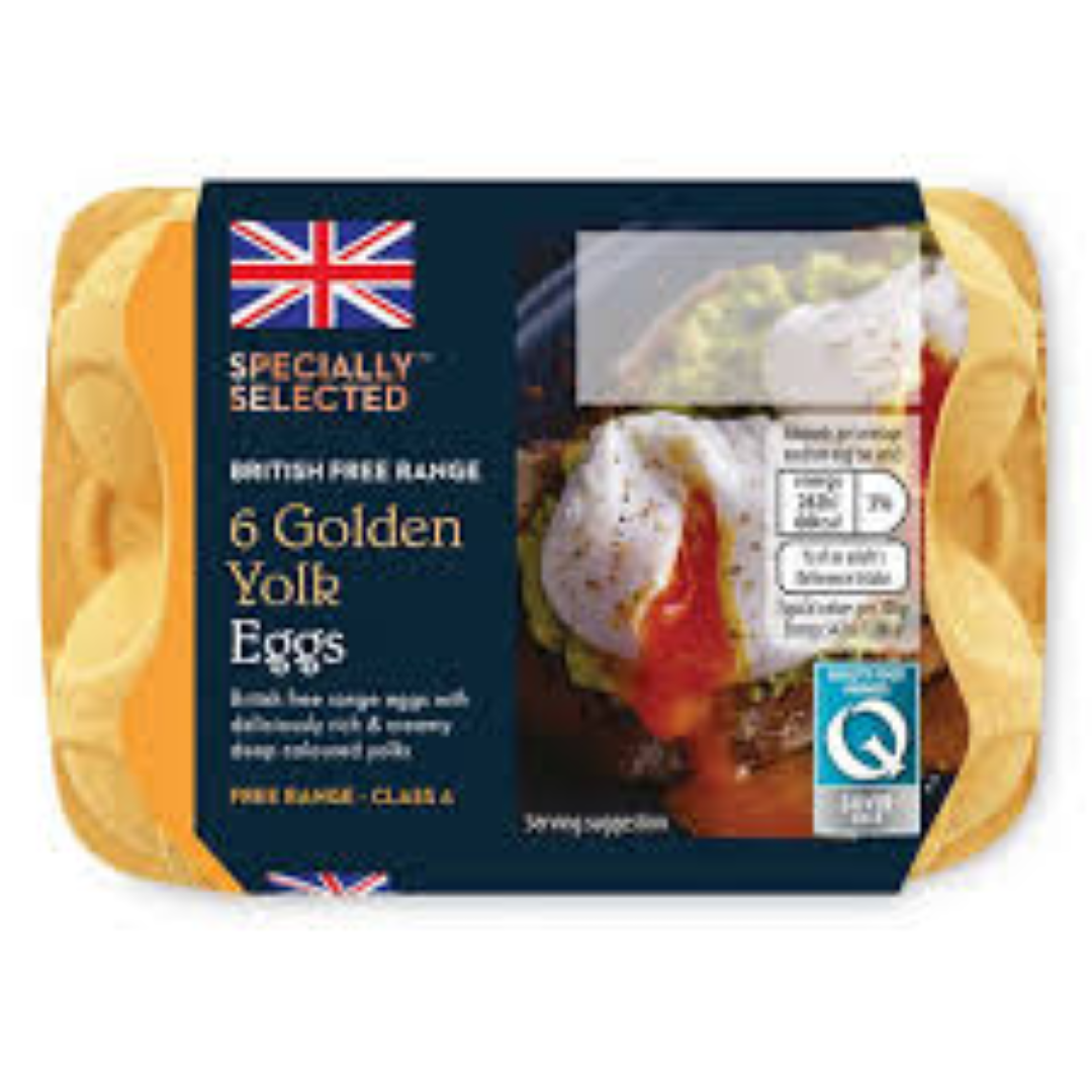 LEADAV YELLOW YOLKE EGG 6PACK